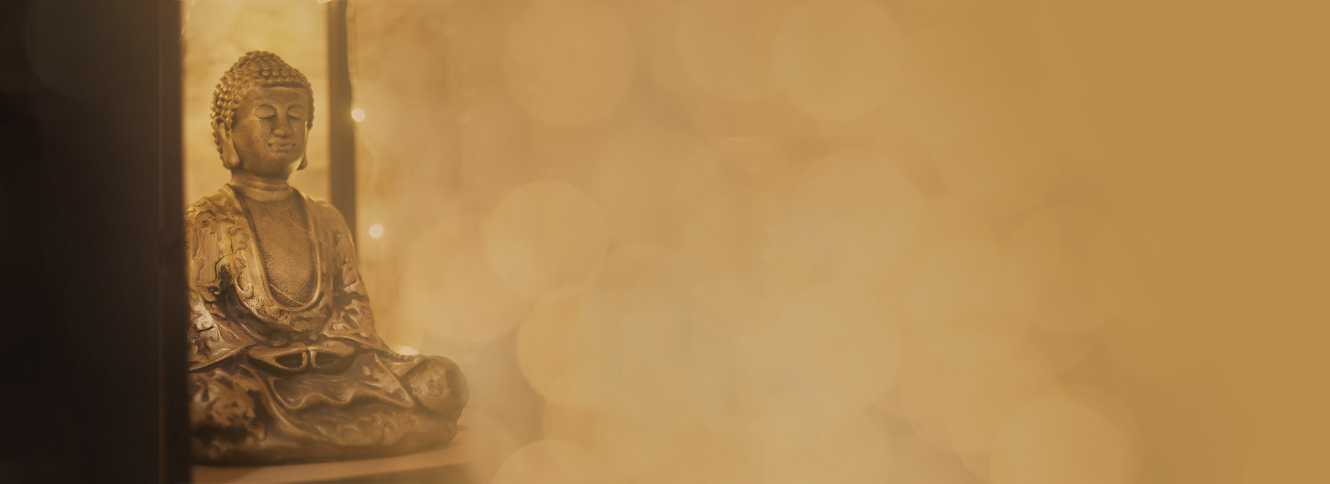 Bannière massages avec Buddha