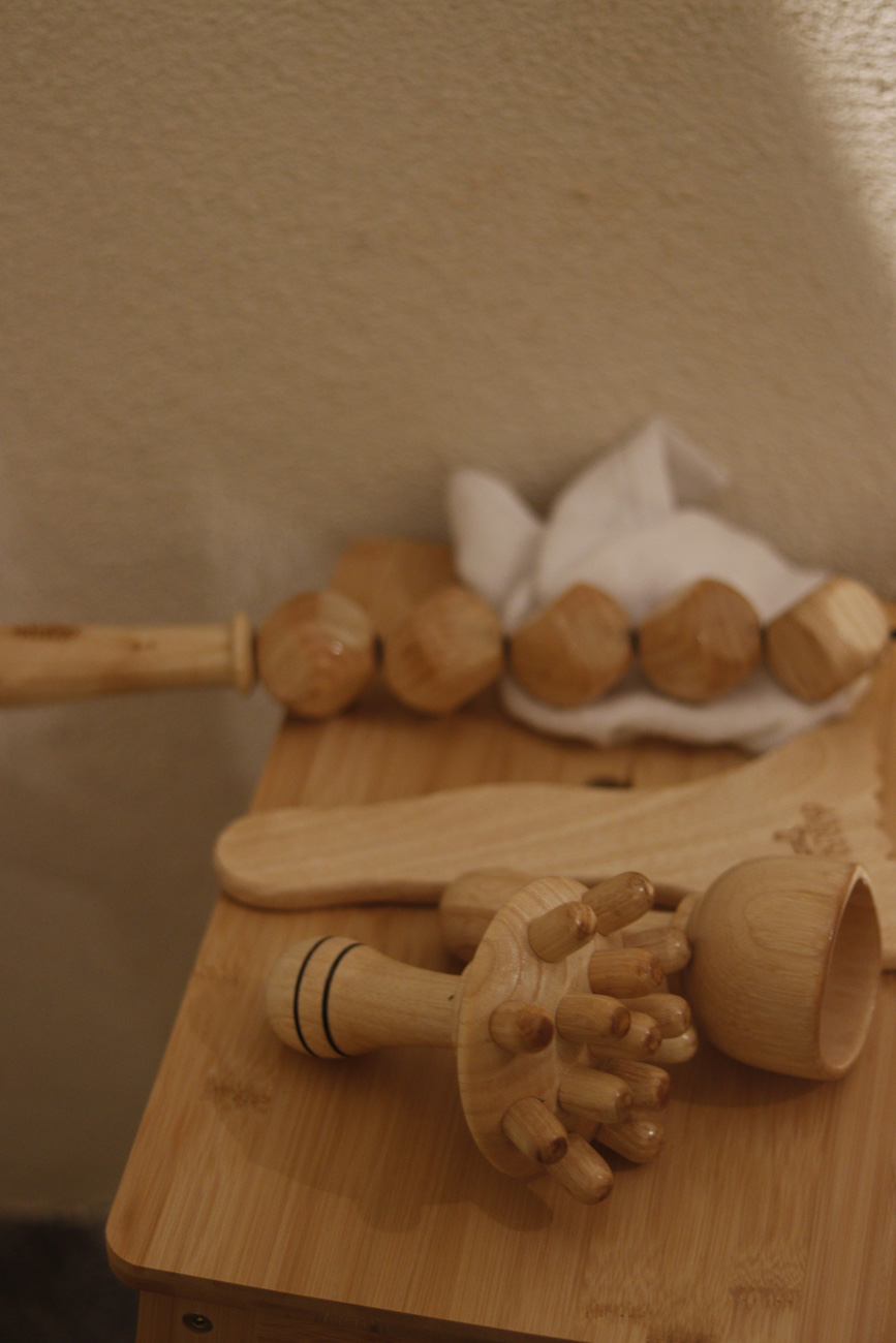 Ustensils madérothérapie