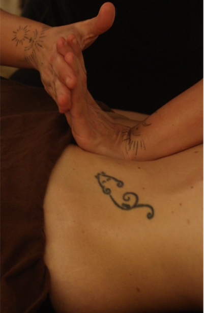 Massage ventre du salon d'âmes de Coeur près de Nevers